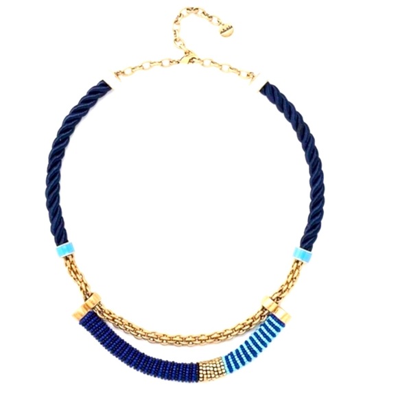 :: Stella & Dot Marine Hand Beaded Necklace - Picture 3 of 11